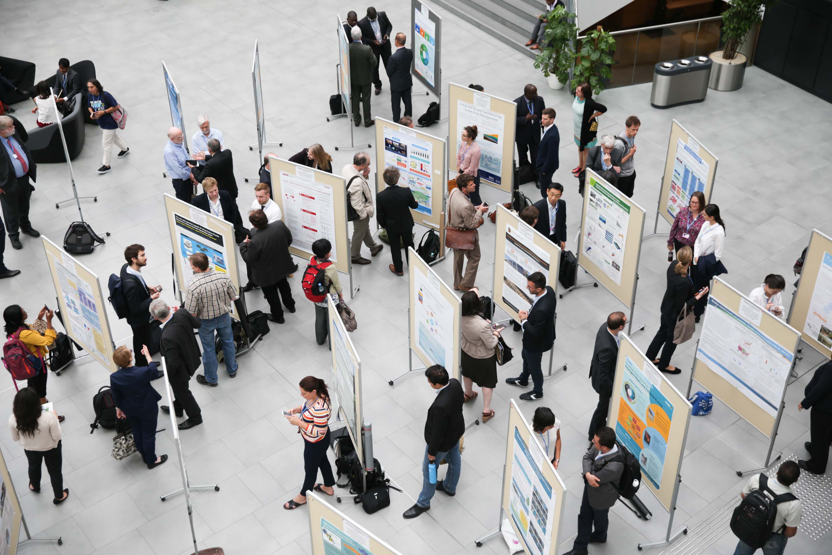 Photo of poster session at UNFCCC SBSTA-50 2019